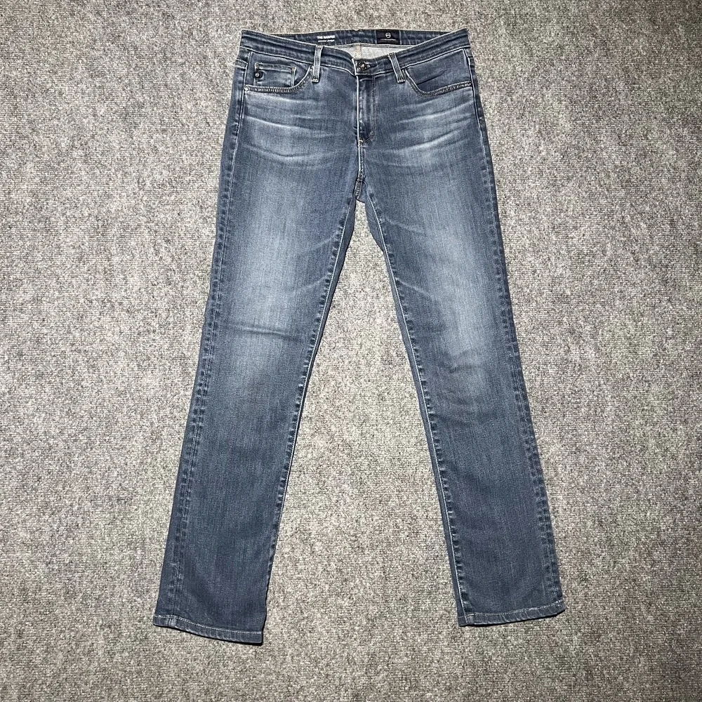 AG Adriano Goldschmied Jeans Womens 27 R Blue Harper Essential‎ Straight (30x29)